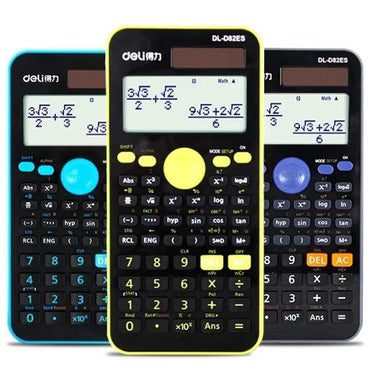 Deli Scientific Calculator 12 Digit, 252 Function (Vivid) (D82ES) The Stationers